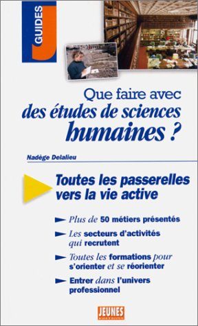que faire avec des études de sciences humaines ?