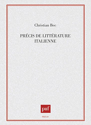 Précis de littérature italienne