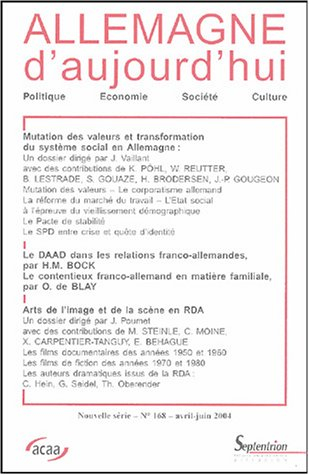 Allemagne d'aujourd'hui, n° 168