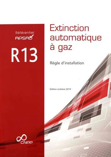 Extinction automatique à gaz : règle d'installation