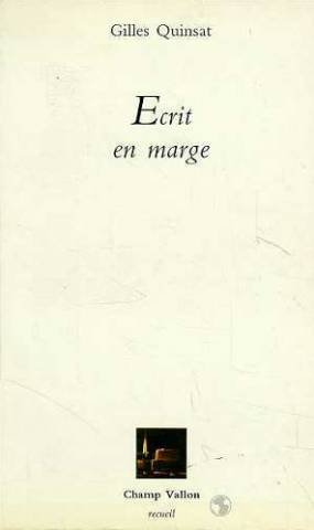 Ecrit en marge