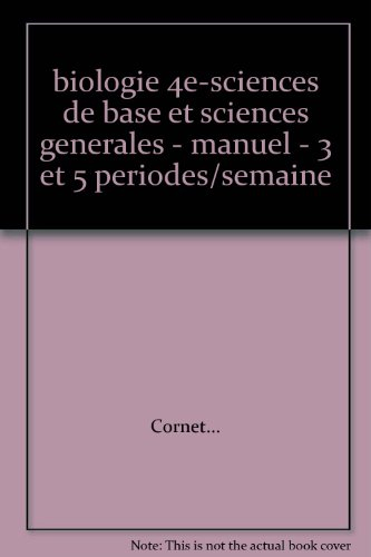 Biologie 4e