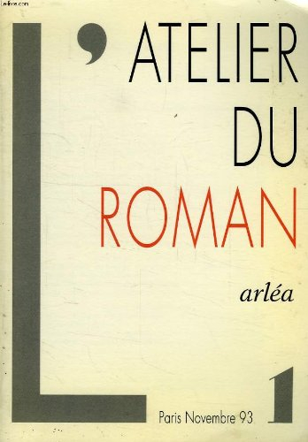 L'atelier du roman, numéro 1