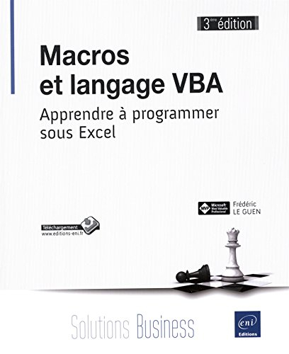 Macros et langage VBA : apprendre à programmer sous Excel
