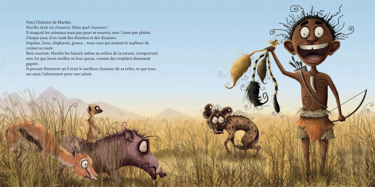 Le chasseur et le lézard