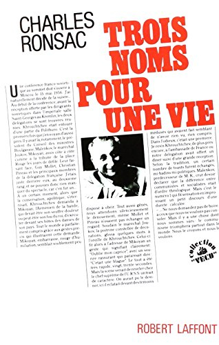 Trois noms pour une vie