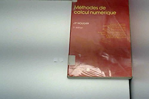 Méthodes de calcul numérique