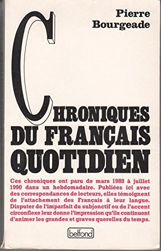 Chroniques du français quotidien