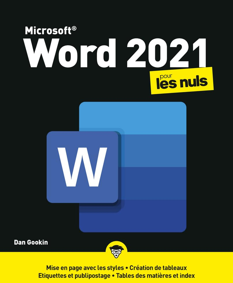 Word 2021 pour les Nuls, grand format