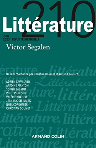 Littérature, n° 210. Victor Segalen