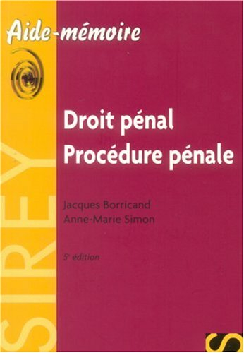 Droit pénal, procédure pénale