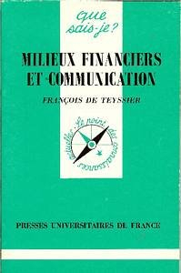 Milieux financiers et communication