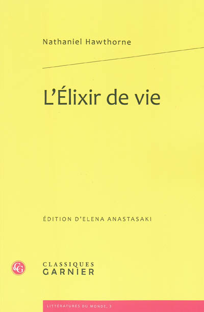 L'élixir de vie