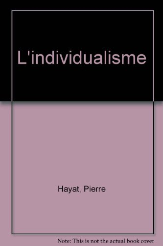L'individualisme