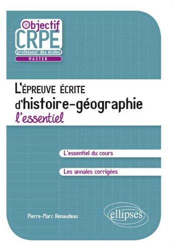 L'épreuve écrite d'histoire-géographie : l'essentiel