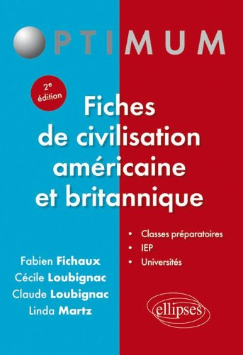 Fiches de civilisation américaine et britannique