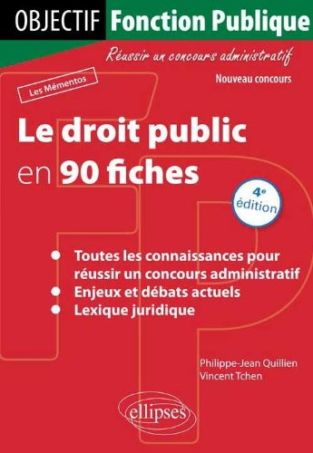 Le droit public en 90 fiches
