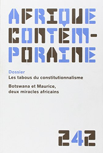 afrique contemporaine 2012/2 - n0 242