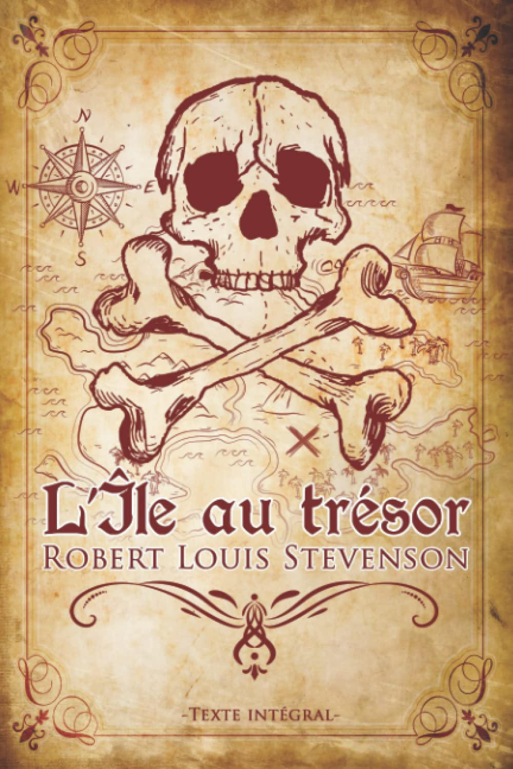 L'île au trésor - ROBERT LOUIS STEVENSON - Texte intégral: Édition illustrée | Traduction Pascal Gro