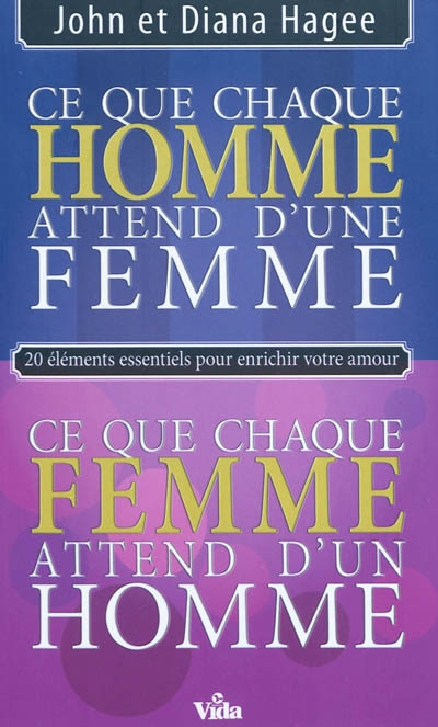 Ce que chaque homme attend d'une femme : ce que chaque femme attend d'un homme : 20 éléments essenti