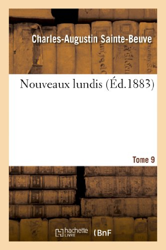 Nouveaux lundis. T. 9