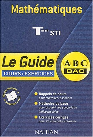 Maths terminales STI : cours et exercices