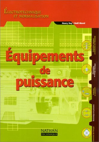 Equipements de puissance : livre de l'élève