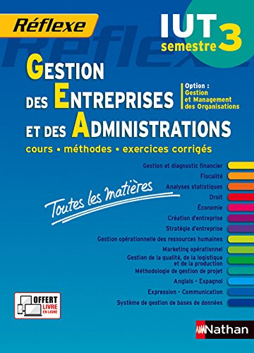 Gestion des entreprises et des administrations, IUT semestre 3 : option gestion et management des or