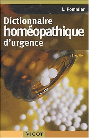 Dictionnaire homéopathique d'urgence