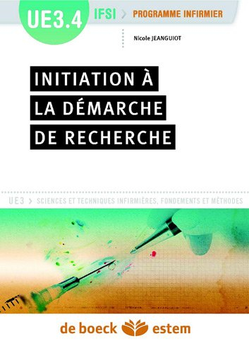 Initiation à la démarche de recherche : unité d'enseignement 3.4 et 5.6 : semestres 4 et 6