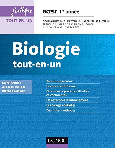 Biologie tout-en-un BCPST 1re année : conforme au nouveau programme