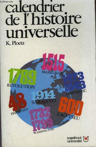 calendrier de l'histoire (marabout université)