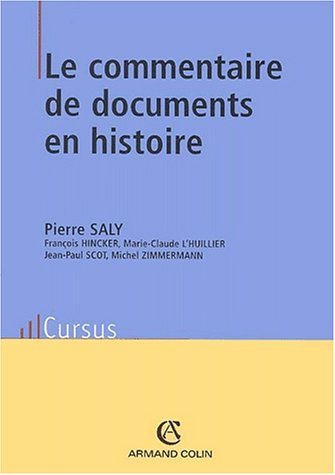 Le commentaire de documents en histoire