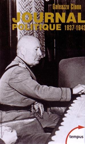 Journal politique : 1937-1943