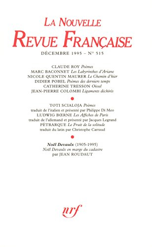 la n.r.f., numéro 515