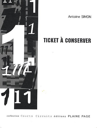 Ticket à conserver
