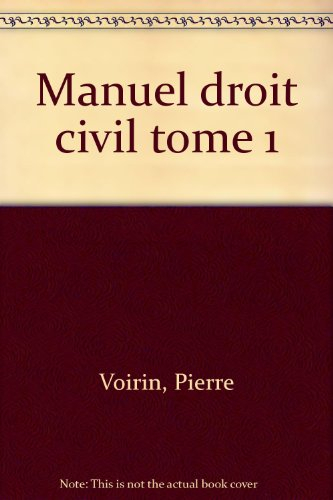 droit civil t1