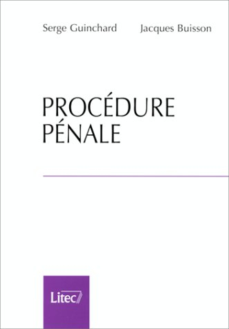 procédure pénale (ancienne édition)