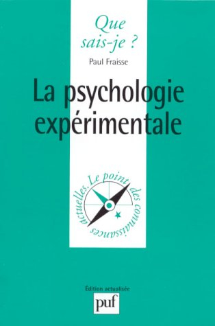 La Psychologie expérimentale