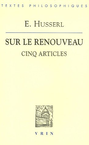Cinq articles sur le renouveau