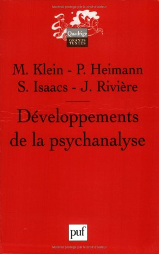 Développements de la psychanalyse