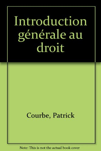 introduction générale au droit