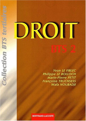 Droit BTS 2e année