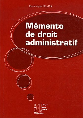 Mémento de droit administratif