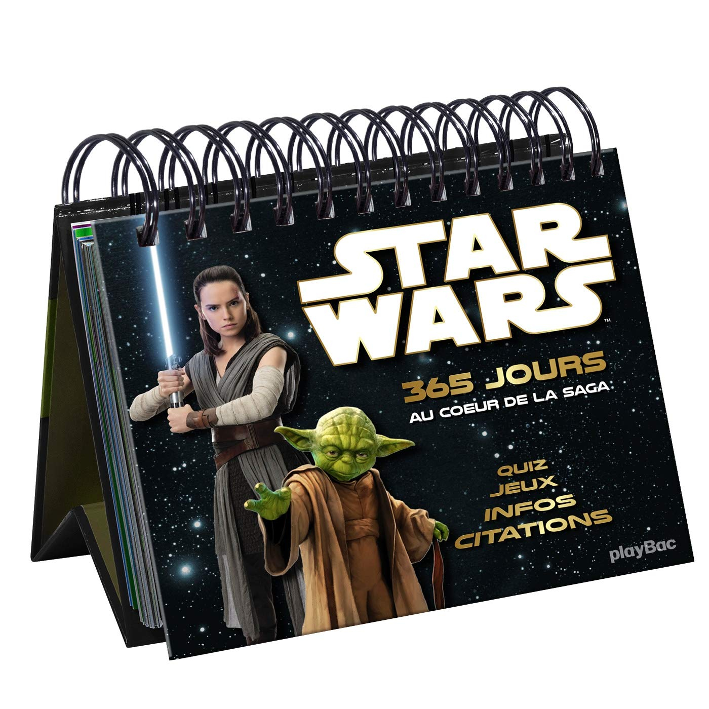 Star wars : 365 jours au coeur de la saga : quiz, jeux, infos, citations