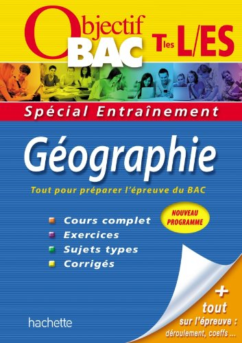 Géographie terminales L, ES : nouveau programme
