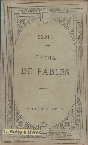 esope choix de fables