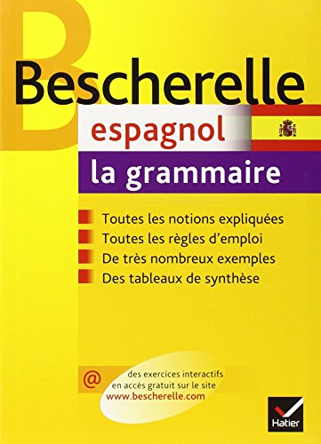 Espagnol, la grammaire