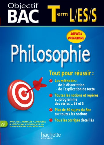 Philosophie, terminales L, ES, S : nouveau programme