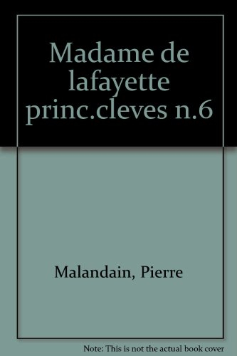 Madame de La Fayette, La Princesse de Clèves